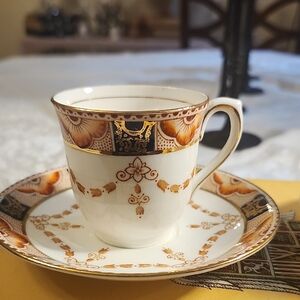 Antique Collectible Colclough Demitasse Cups and Saucers.